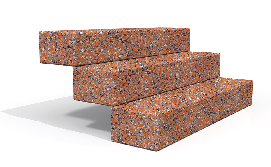 цельные ступени из гранита